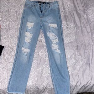 Hollister ripped jeans